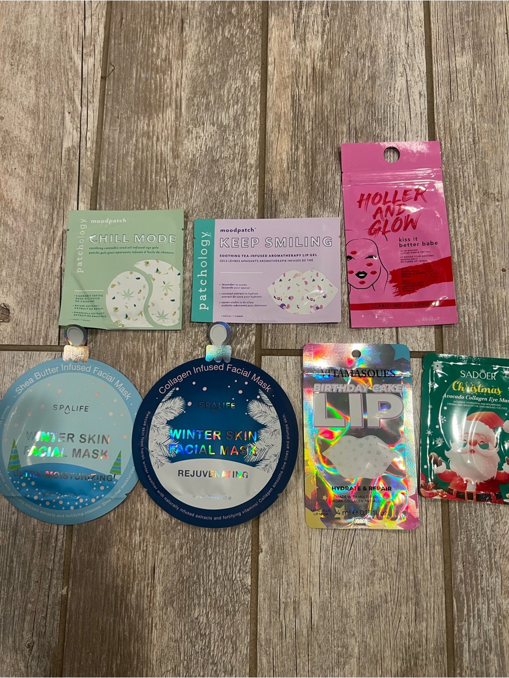 Assorted Facial & Lip Masks, pimple patches